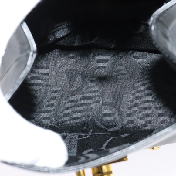 Salvatore Ferragamo Flap Lock Studded Leather Backpack - Picture 6 of 7